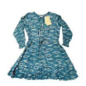 NWT Yo Baby Teal Graphic Print Dress Size 5